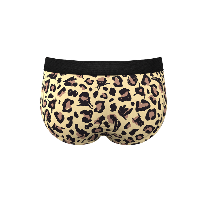 Primal Passion Cheetah Print Briefs with Ball Hammock® Pouch for Men