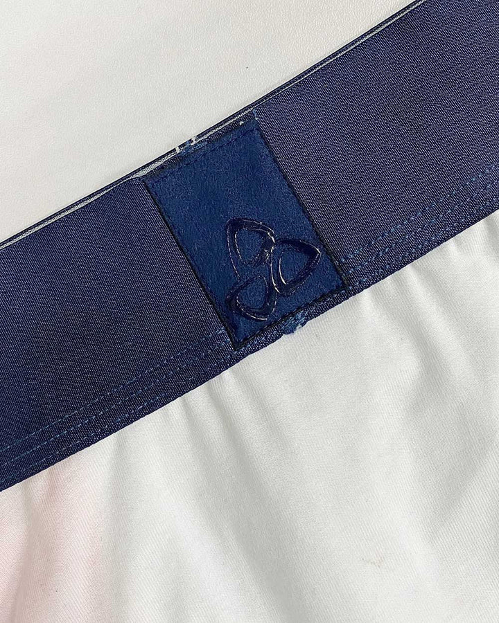 Private Structure Athlete Mini Briefs in White League – men's briefs