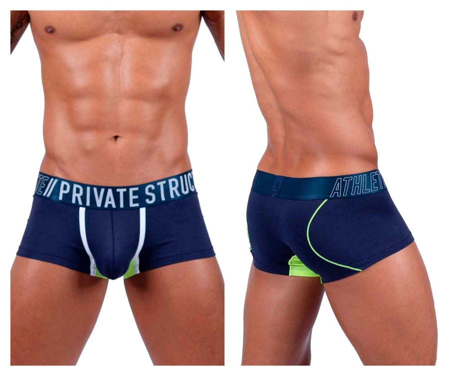 Private Structure Athlete Men's Trunk Underwear in Navy Ranger – men's trunks