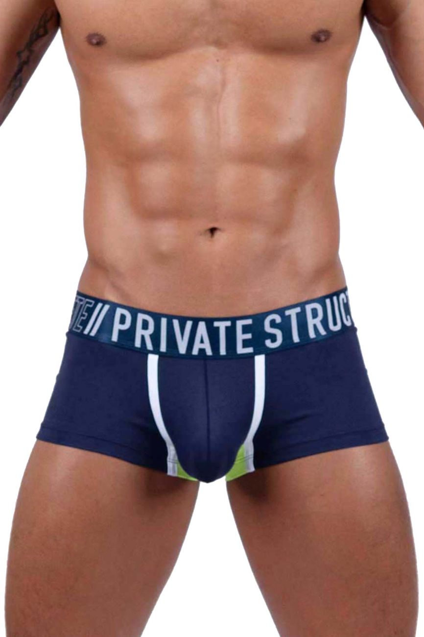 Private Structure Athlete Men's Trunk Underwear in Navy Ranger – men's trunks