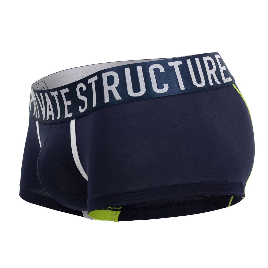 Private Structure Athlete Men's Trunk Underwear in Navy Ranger – men's trunks