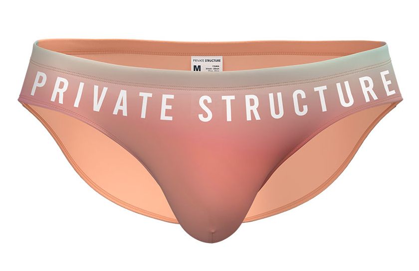 Private Structure Bare Men's Bikini Brief in Orange – men's briefs