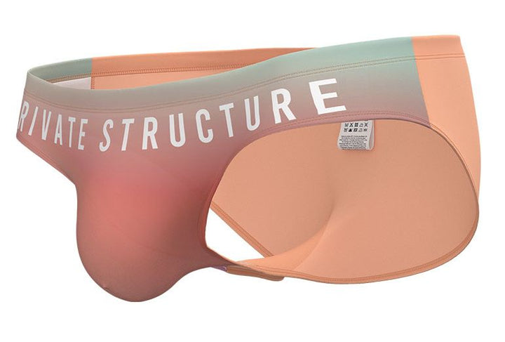 Private Structure Bare Men's Bikini Brief in Orange – men's briefs