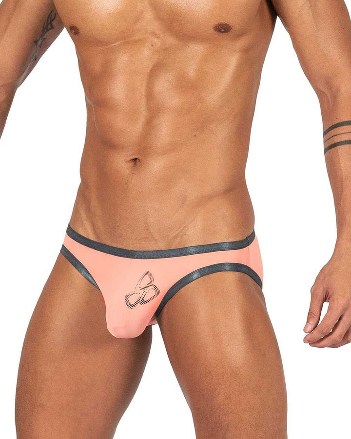 Private Structure Bare Men's Bikini Brief in Orange – men's briefs