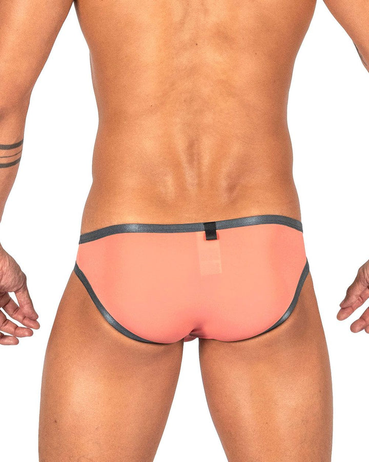 Private Structure Bare Men's Bikini Brief in Orange – men's briefs