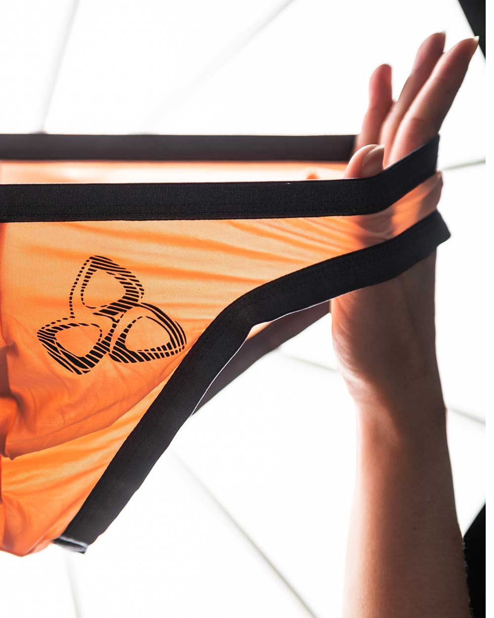 Private Structure Bare Men's Bikini Brief in Orange – men's briefs