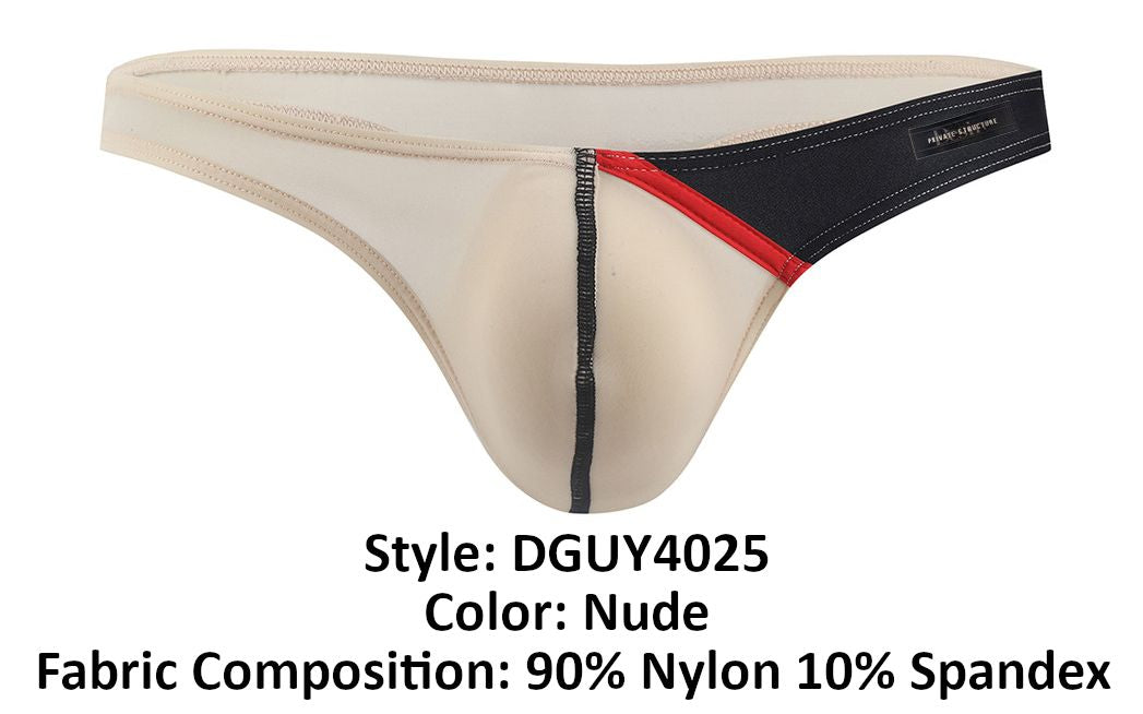 Private Structure Desire Glaze Men's Thong in Nude – men's thongs