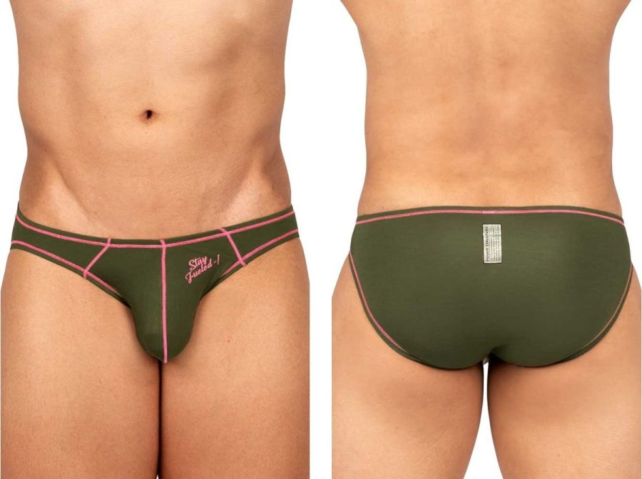 Private Structure Prime Eutopia Men's Bikini Brief in Olive – men's briefs
