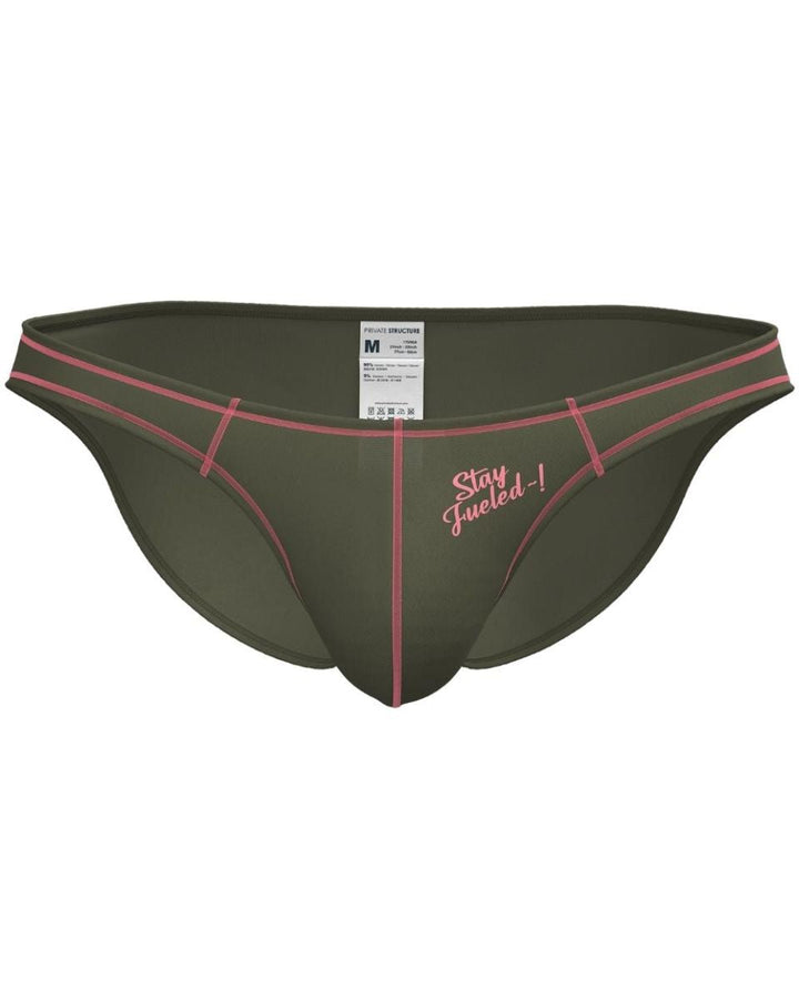 Private Structure Prime Eutopia Men's Bikini Brief in Olive – men's briefs