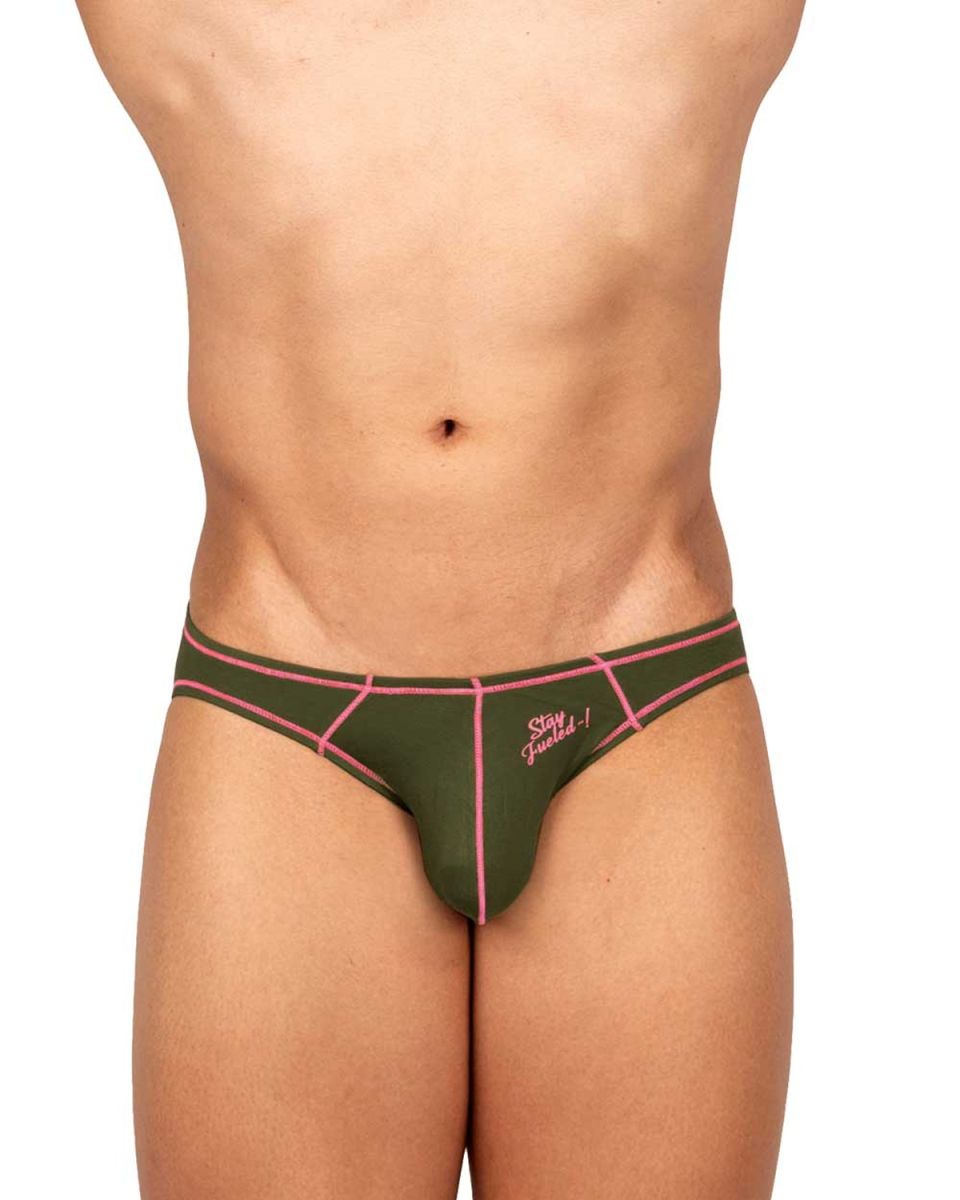 Private Structure Prime Eutopia Men's Bikini Brief in Olive – men's briefs