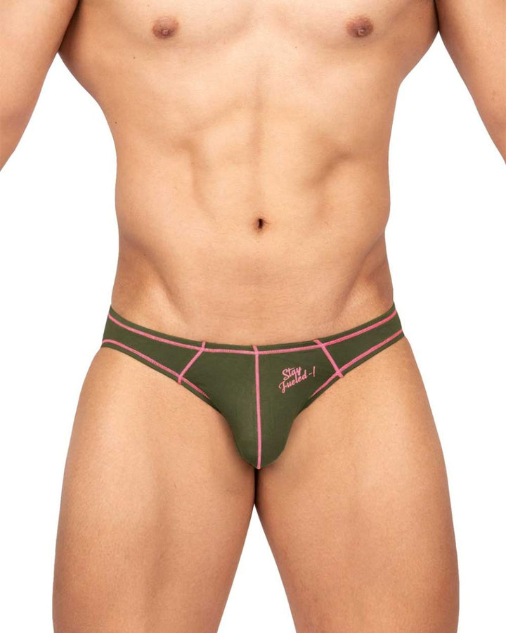 Private Structure Prime Eutopia Men's Bikini Brief in Olive – men's briefs