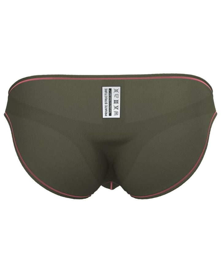 Private Structure Prime Eutopia Men's Bikini Brief in Olive – men's briefs