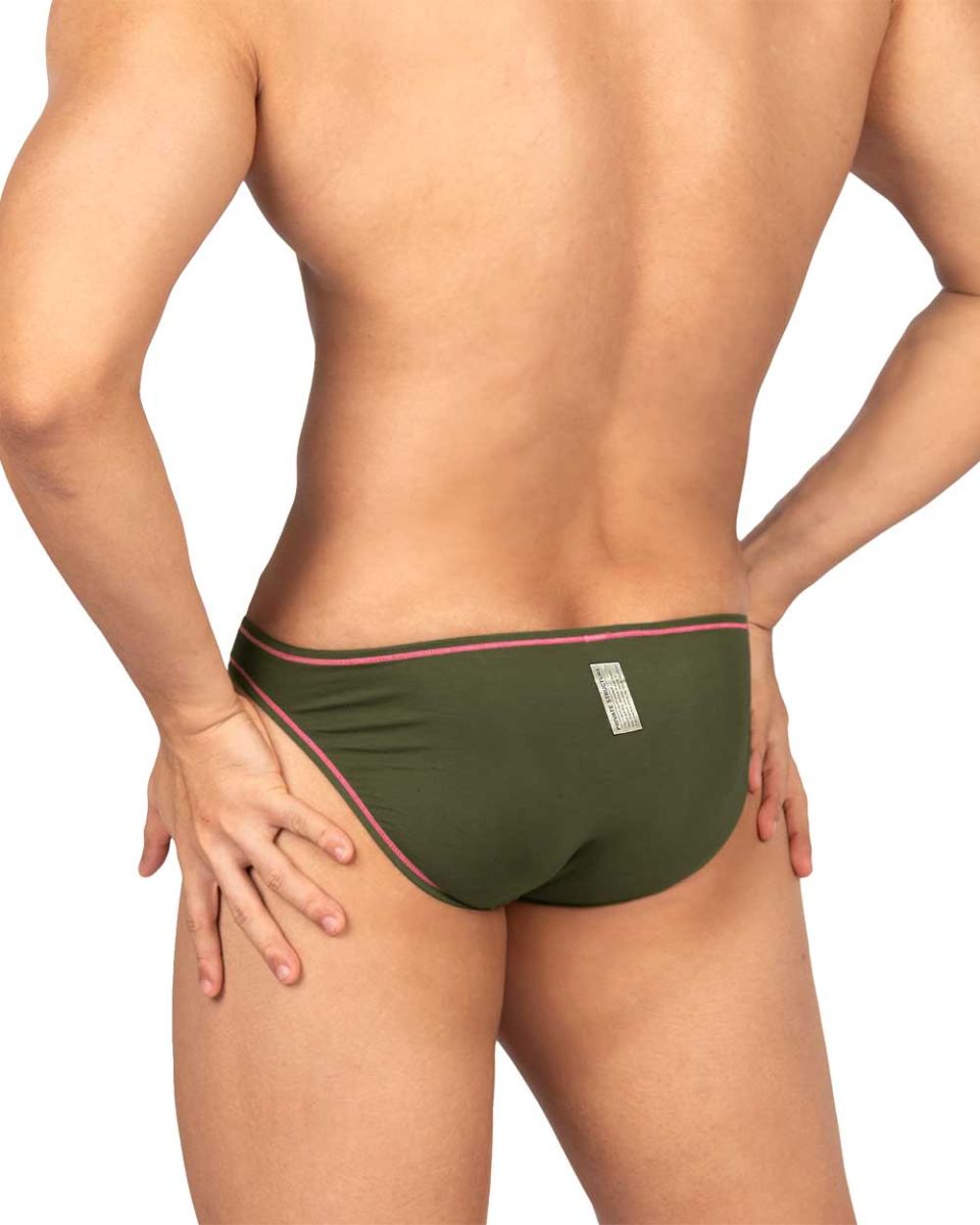 Private Structure Prime Eutopia Men's Bikini Brief in Olive – men's briefs