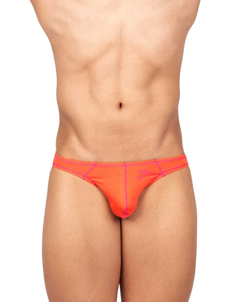 Private Structure Prime Eutopia Men's Bikini Brief in Tangarine – men's briefs