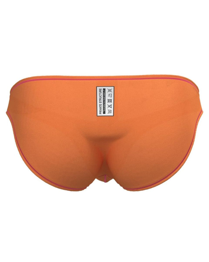 Private Structure Prime Eutopia Men's Bikini Brief in Tangarine – men's briefs