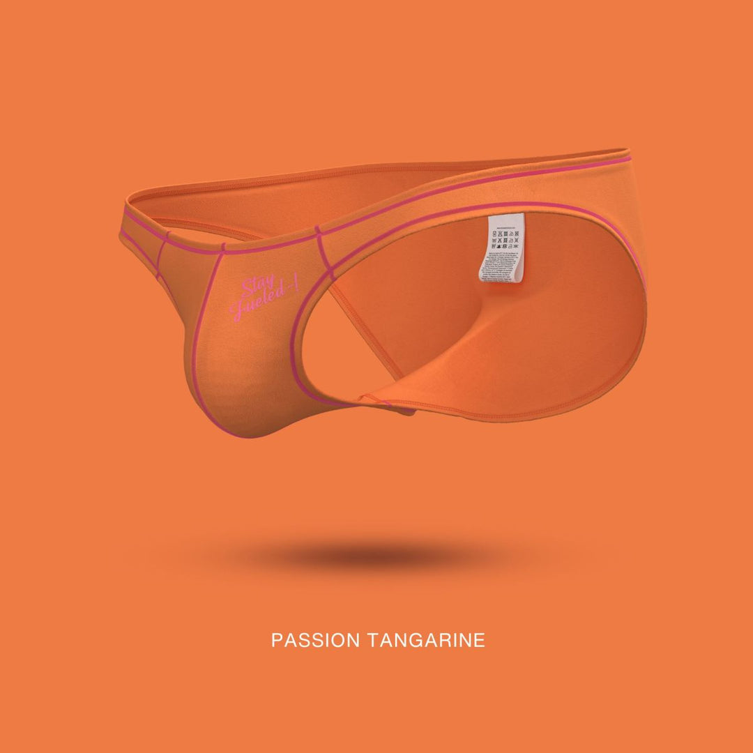 Private Structure Prime Eutopia Men's Bikini Brief in Tangarine – men's briefs
