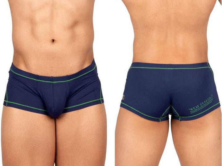 Private Structure Prime Elysian Hipster Men's Trunk Underwear in Blue – men's trunks
