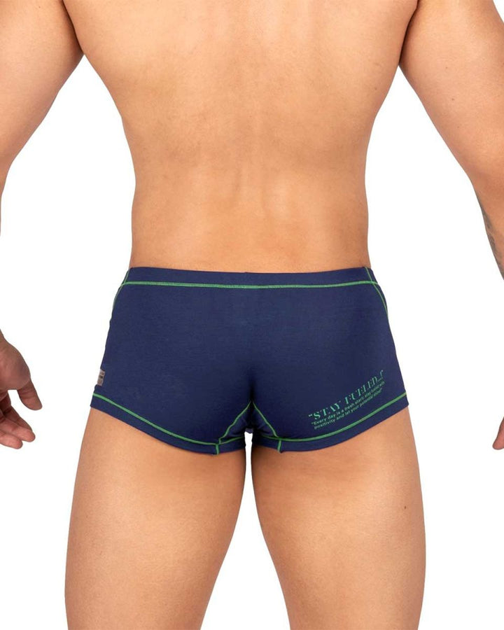 Private Structure Prime Elysian Hipster Men's Trunk Underwear in Blue – men's trunks