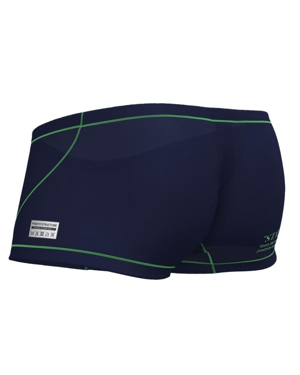 Private Structure Prime Elysian Hipster Men's Trunk Underwear in Blue – men's trunks