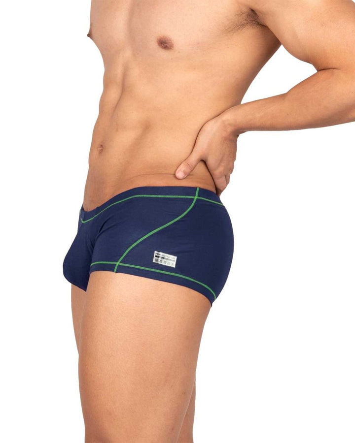 Private Structure Prime Elysian Hipster Men's Trunk Underwear in Blue – men's trunks