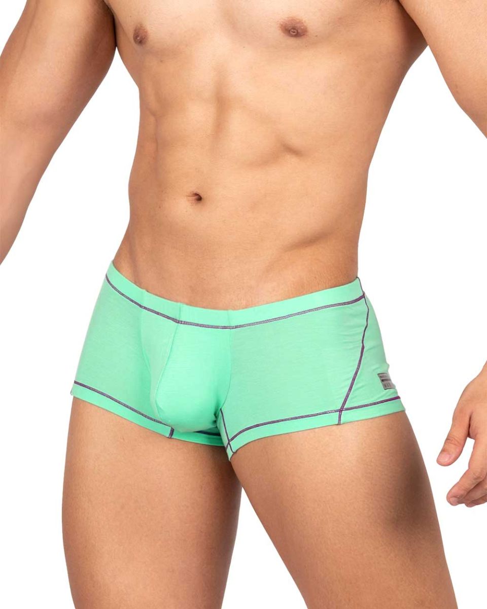 Private Structure Prime Elysian Hipster Men's Trunk Underwear in Cyan – men's trunks
