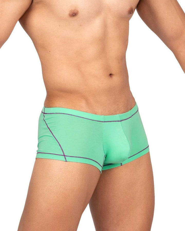 Private Structure Prime Elysian Hipster Men's Trunk Underwear in Cyan – men's trunks