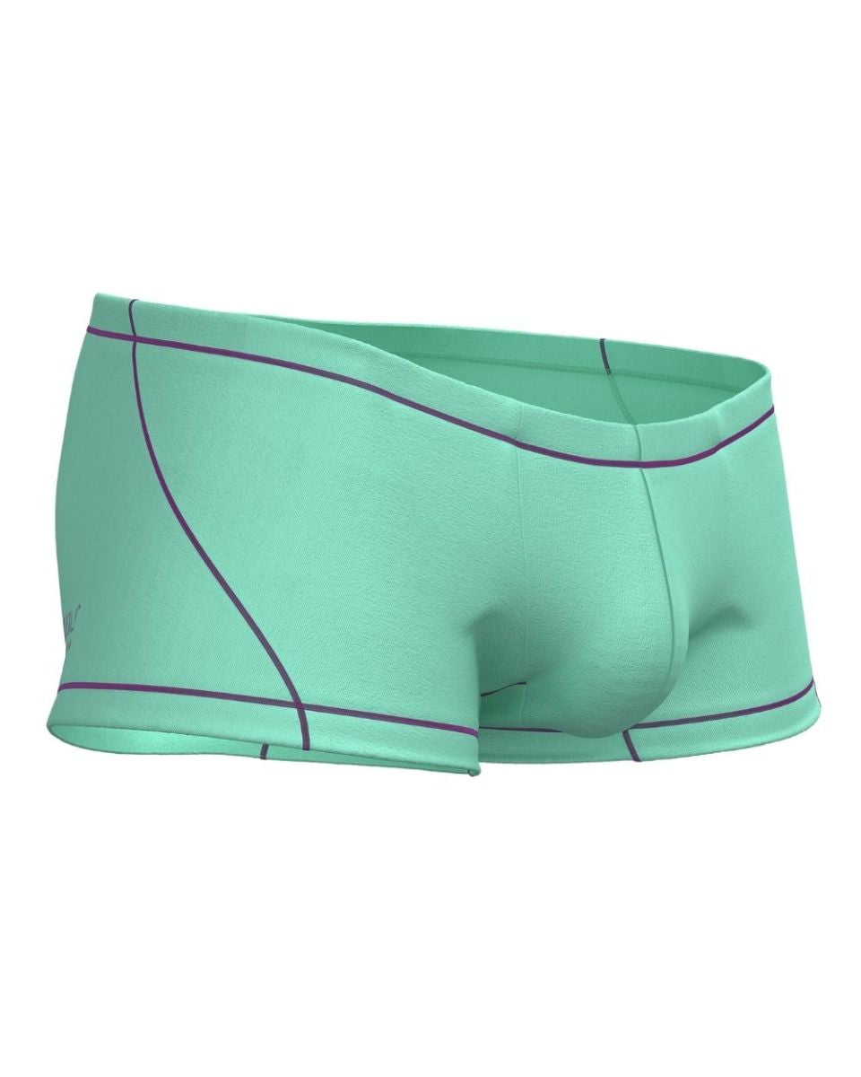 Private Structure Prime Elysian Hipster Men's Trunk Underwear in Cyan – men's trunks