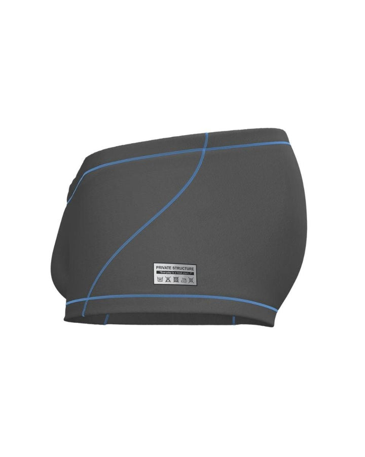 Private Structure Prime Elysian Hipster Men's Trunk Underwear in Gray – men's trunks