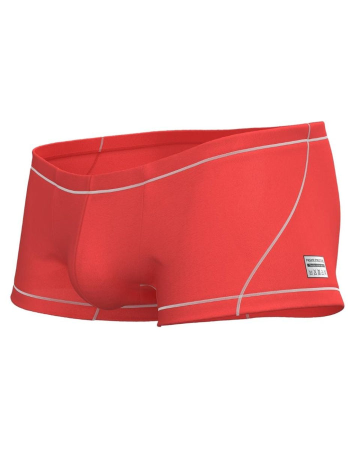 Private Structure Prime Elysian Hipster Men's Trunk Underwear in Red – men's trunks