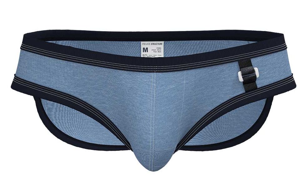 Private Structure Barn Boy Low Rise Mini Men's Bikini Brief in Denim – men's briefs