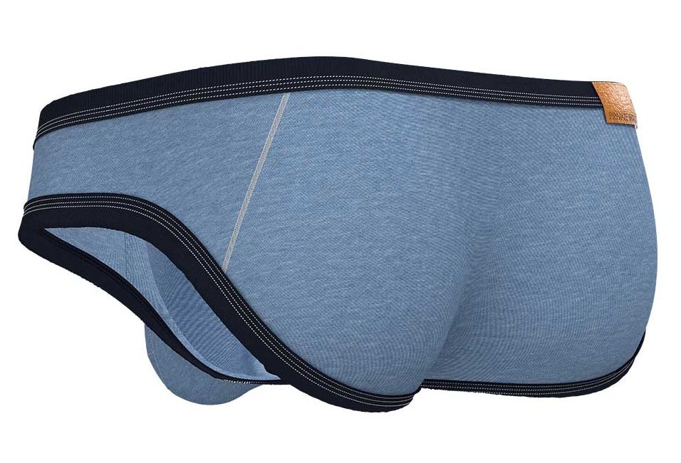 Private Structure Barn Boy Low Rise Mini Men's Bikini Brief in Denim – men's briefs