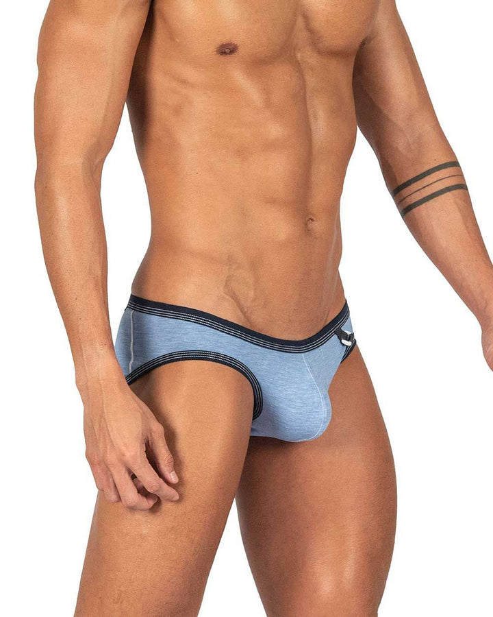 Private Structure Barn Boy Low Rise Mini Men's Bikini Brief in Denim – men's briefs