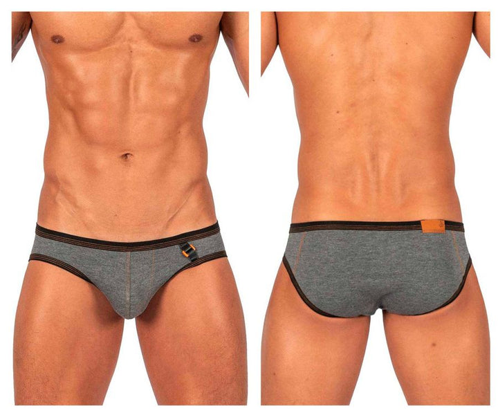 Private Structure Barn Boy Low Rise Mini Men's Bikini Brief in Stone Gray – men's briefs