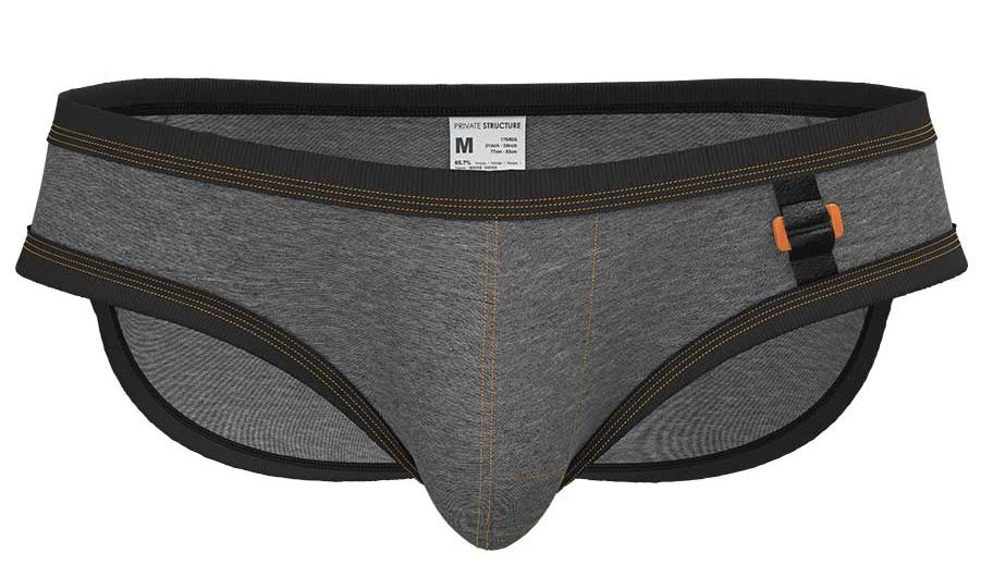 Private Structure Barn Boy Low Rise Mini Men's Bikini Brief in Stone Gray – men's briefs