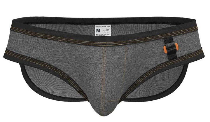 Private Structure Barn Boy Low Rise Mini Men's Bikini Brief in Stone Gray – men's briefs