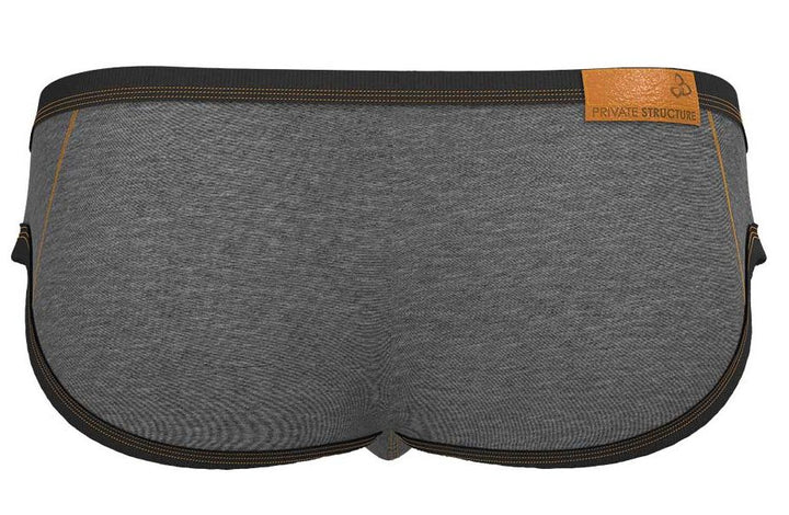 Private Structure Barn Boy Low Rise Mini Men's Bikini Brief in Stone Gray – men's briefs