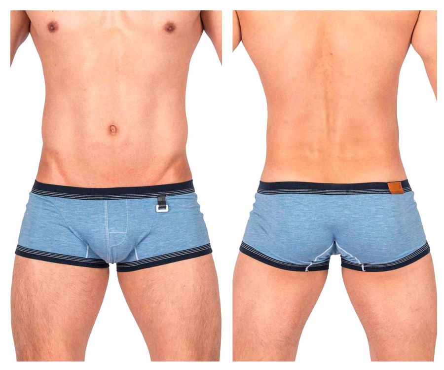 Private Structure Barn Boy Low Rise Men's Trunk Underwear in Denim – men's trunks