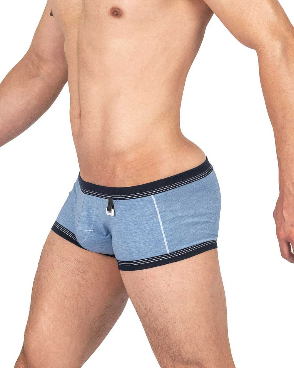 Private Structure Barn Boy Low Rise Men's Trunk Underwear in Denim – men's trunks