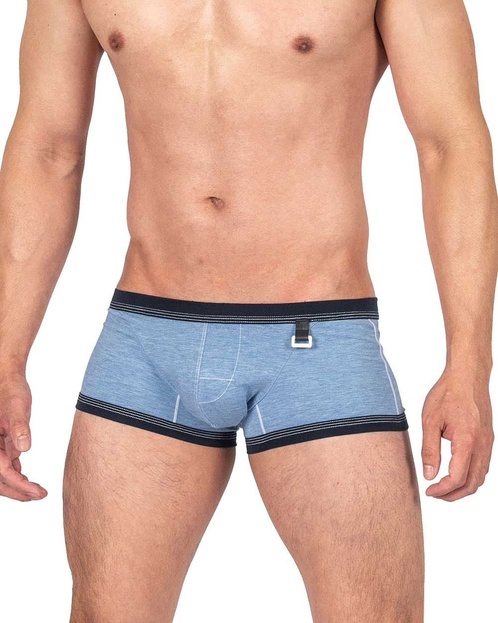 Private Structure Barn Boy Low Rise Men's Trunk Underwear in Denim – men's trunks