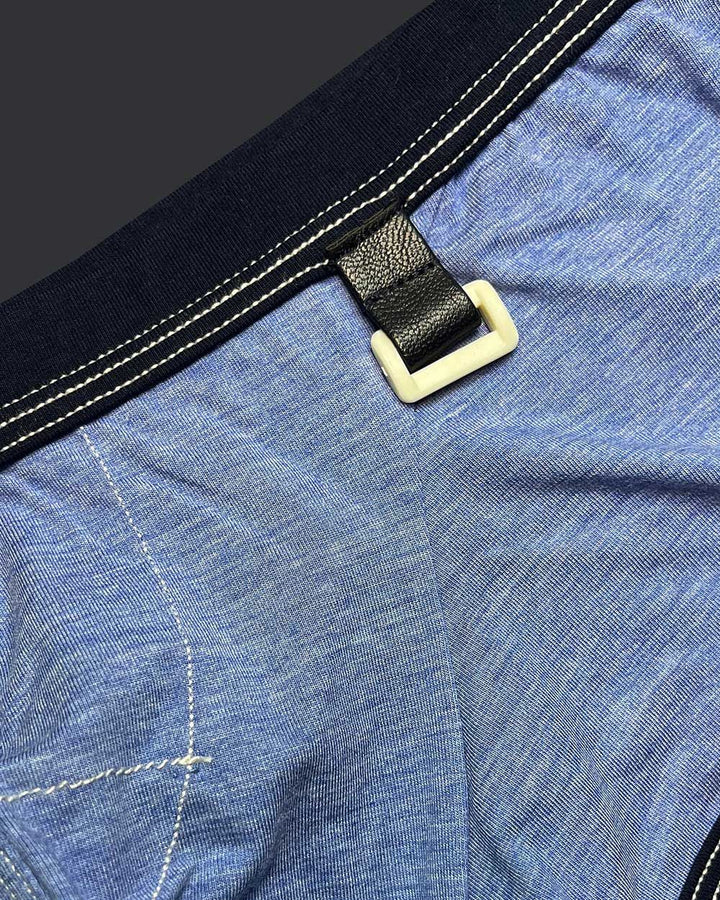 Private Structure Barn Boy Low Rise Men's Trunk Underwear in Denim – men's trunks