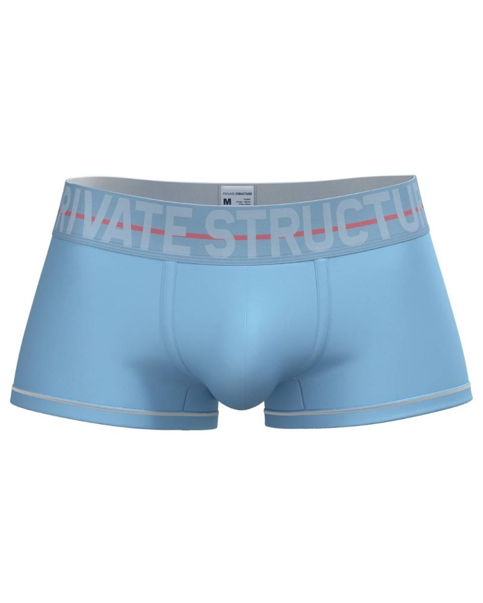 Private Structure Mo Lite Mid Waist Men's Trunk Underwear in Blue – men's trunks