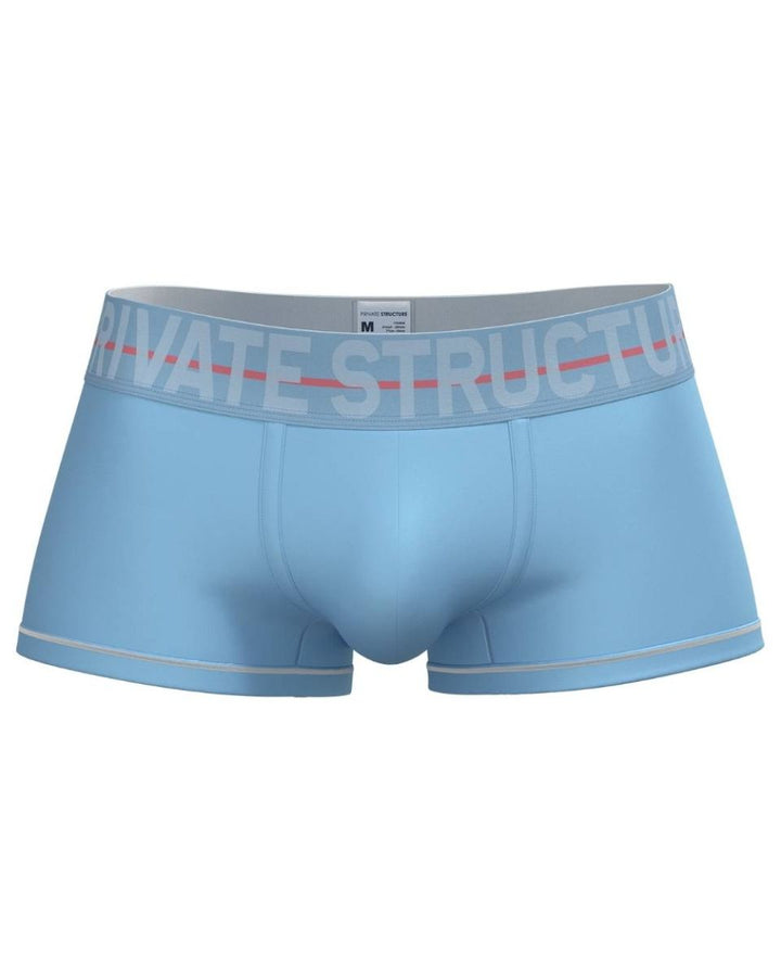 Private Structure Mo Lite Mid Waist Men's Trunk Underwear in Blue – men's trunks