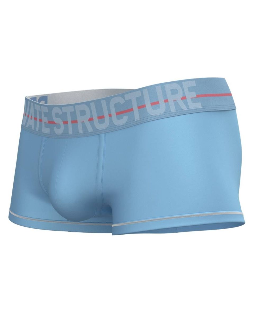 Private Structure Mo Lite Mid Waist Men's Trunk Underwear in Blue – men's trunks