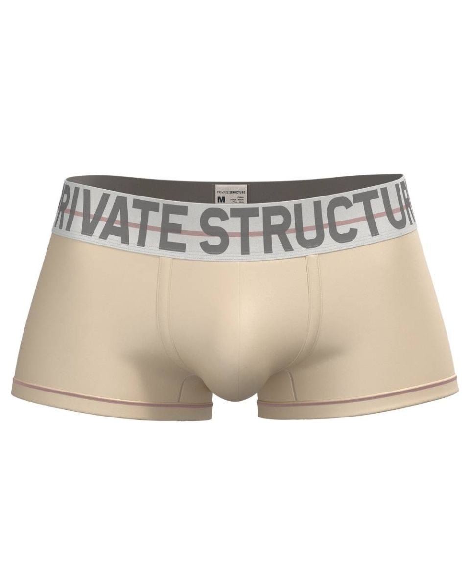 Private Structure Mo Lite Mid Waist Men's Trunk Underwear in Cream – men's trunks
