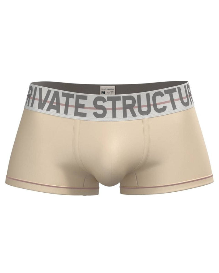 Private Structure Mo Lite Mid Waist Men's Trunk Underwear in Cream – men's trunks