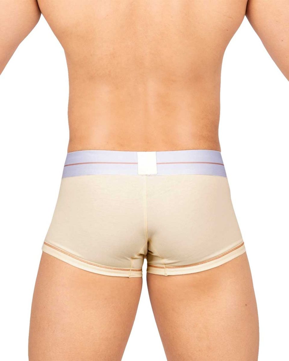 Private Structure Mo Lite Mid Waist Men's Trunk Underwear in Cream – men's trunks