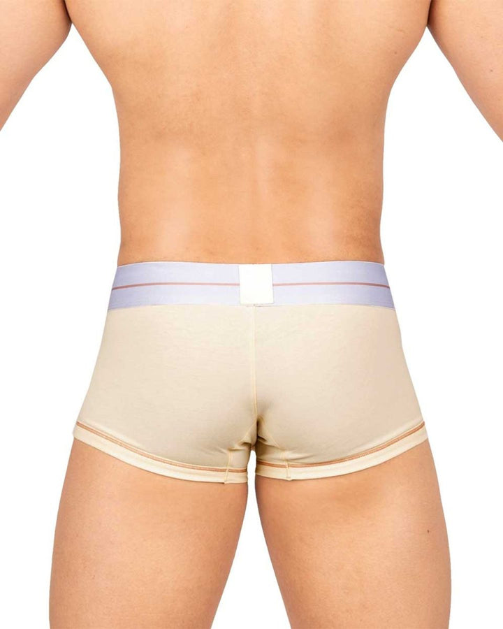 Private Structure Mo Lite Mid Waist Men's Trunk Underwear in Cream – men's trunks