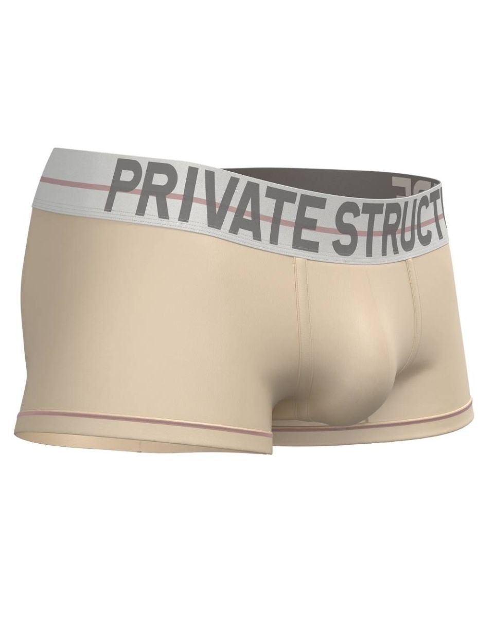 Private Structure Mo Lite Mid Waist Men's Trunk Underwear in Cream – men's trunks