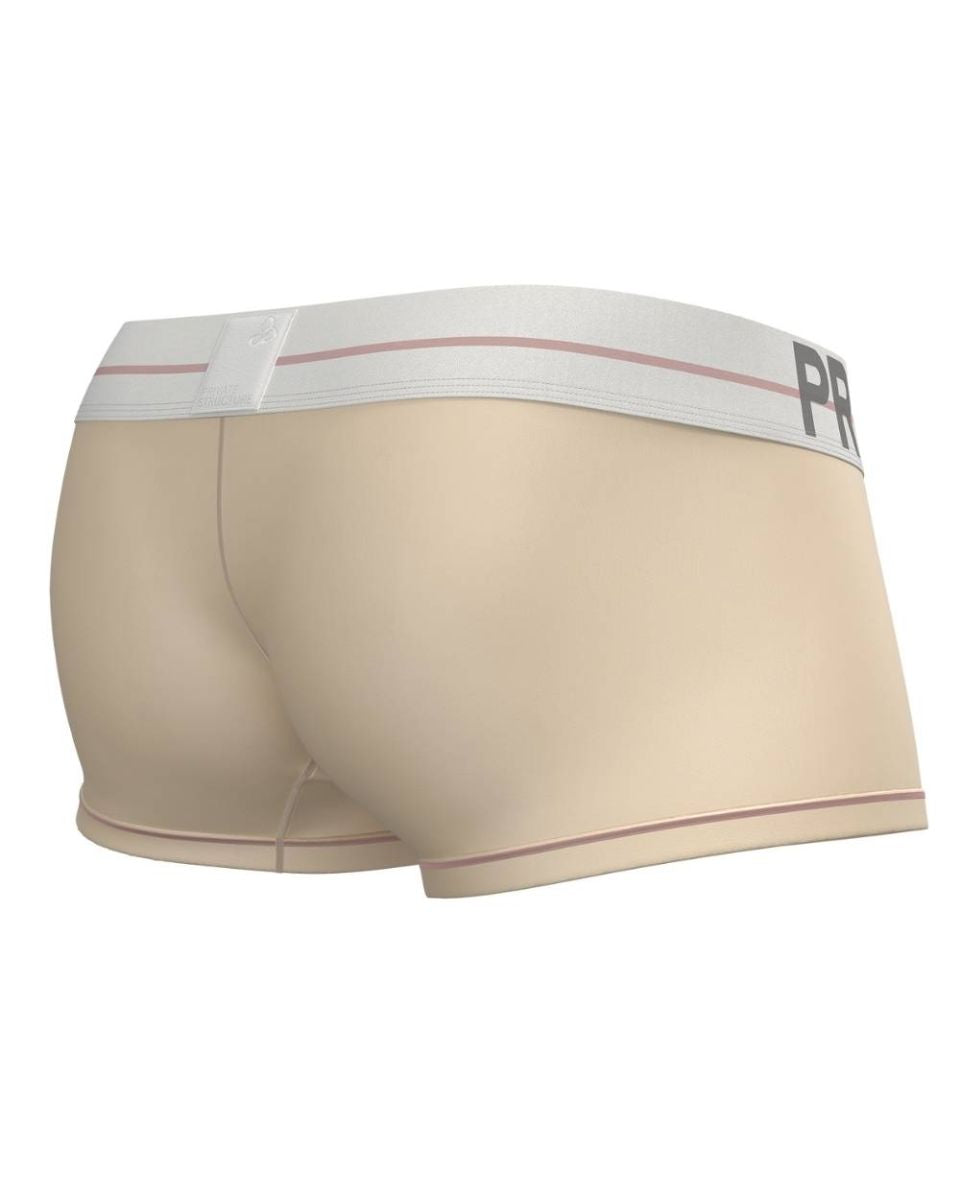 Private Structure Mo Lite Mid Waist Men's Trunk Underwear in Cream – men's trunks