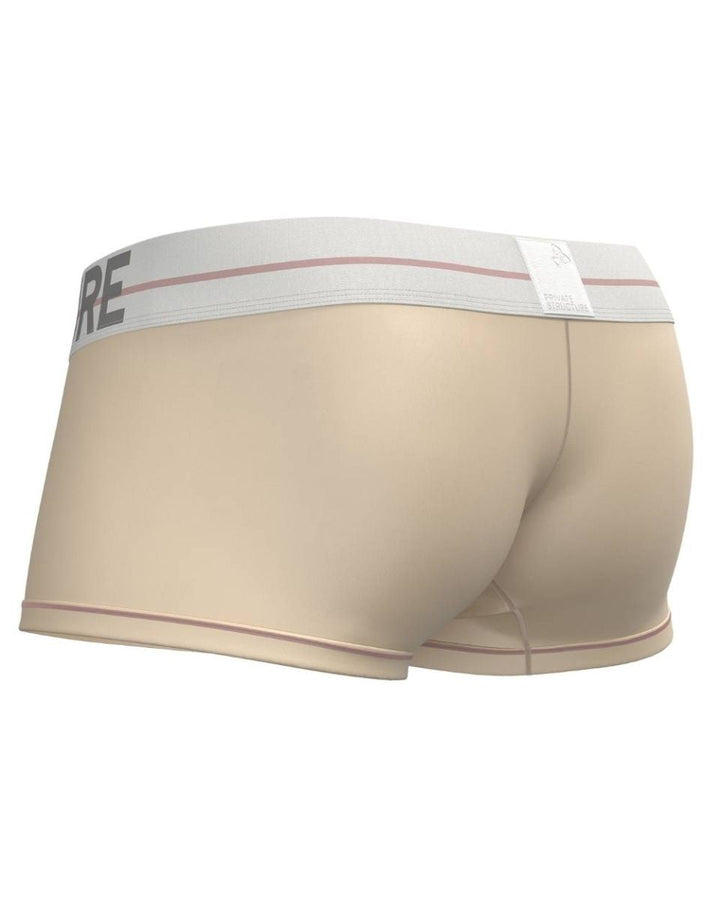 Private Structure Mo Lite Mid Waist Men's Trunk Underwear in Cream – men's trunks